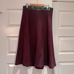 Banana Republic burgundy skirt